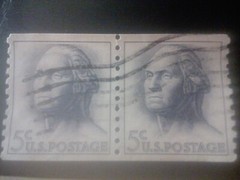 US STAMP 1962 5c George Washington.