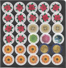 USA Uncancelled Global Forever stamps. Value $ 51.00. Off paper, no gum
