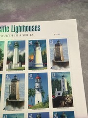 Two Full Sheets x 20 PACIFIC Lighthouses 41¢ US Postage Stamps 4146-4150 2006