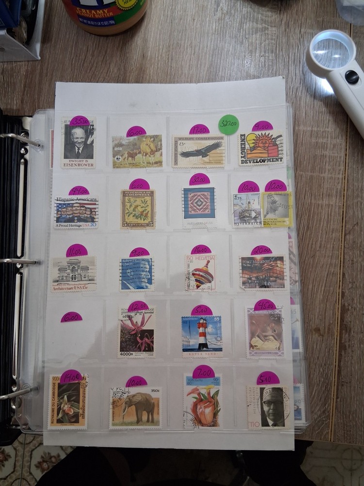 ASSORETED POSTAGE STAMPS