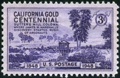 USA 1948 – California Gold Rush Centennial, 1848-1948 – MNH Stamp – Scott #954