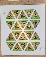 USA – 1968 25c Rattlesnake Island Local Post {MNH} Full IMPERF. Sheet – Sheep