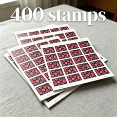 2021 Love Hearts Scott #5543 USPS MNH Pane of 20 (20 Sheets – 400 Stamps)