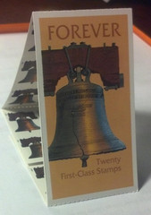 Liberty Bell Forever Stamps Booklet of 20