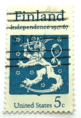 USA 1967 – Finland Independence, 1917-67 – MNH Collectible Stamp – Scott #1334