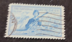 # 1017 – 1953 3¢ National Guard USA Used 1 Stamp +2 FREE