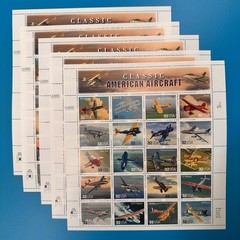 US Scott #3142 Classic American Aircraft 1997 5 Sheets Of 20 34 Cent Stamps