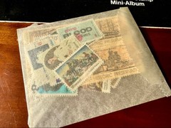 USPS 1971 and 1972 Postage Stamp Mini Albums with ORIGINAL STAMPS sealed In Bag