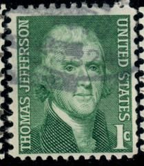USA – 1968 – Prominent Americans – Thomas Jefferson – 1¢ – #2691