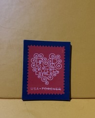 Love Heart Shape Magnetic Stamp USPS