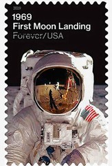 👀 1969:🌖First Moon Landing Sheet of 24USPS Forever Postage Stamps 2019 Releas