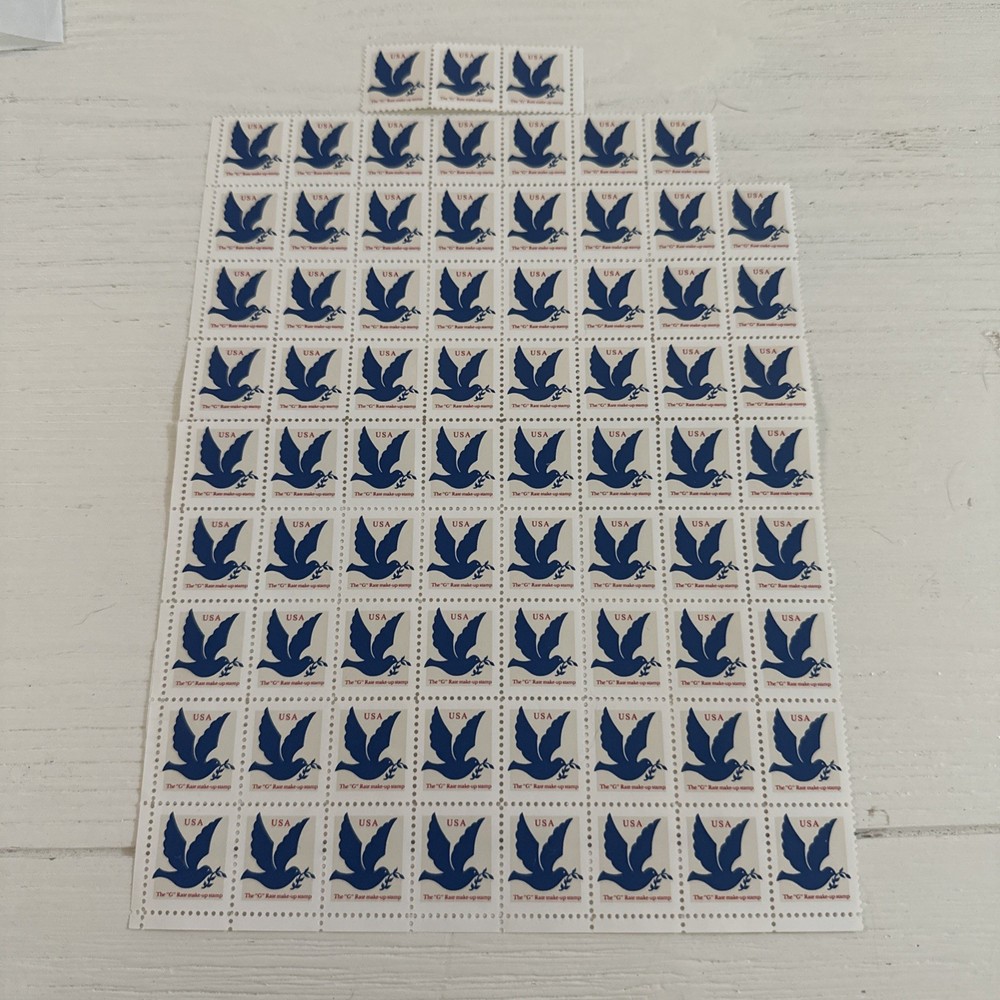 74 G Rate Make Up Stamps