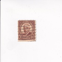 US Stamp HARDING 1 1/2 CENTS BROWN 1930 PERF. 11 X 10 1/2
