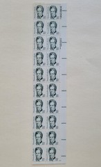 Great Americans Thomas Hopkins Gallaudet US Postage Stamps Block of 20 Sc #1861