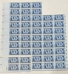 46 Scotts #942 3 cent deep blue Postage Stamps. 1946 Issue. MNH