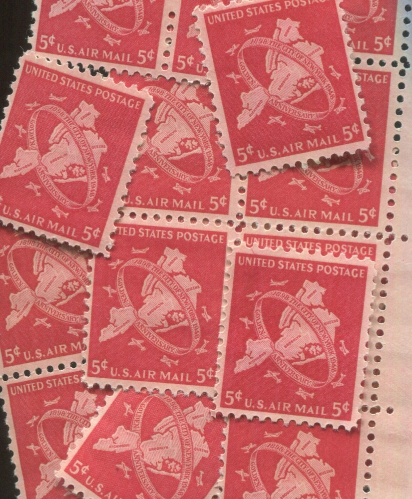 United States 5¢ New York City Air Mail Postage Stamp #C38 Mint Pack of 100