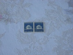 2 Vintage Jefferson Memorial US Postage Stamps We Hold These Truths 10c Unused