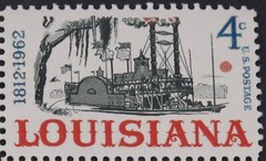Bundle of US Postage Stamps Nevada Alabama Florida New Mexico Louisiana Arizona