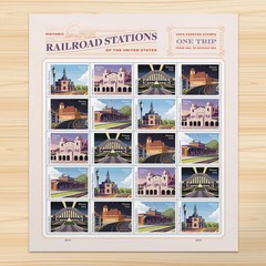 USPS Historic Railroad Stations – Sheet of 20 First Class Forever Stamps