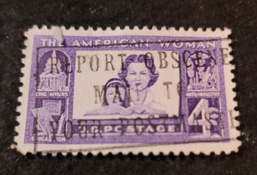 # 1152 – 1960 4c American Woman ~ Used ~ 1 Stamp + 2 FREE Stamps