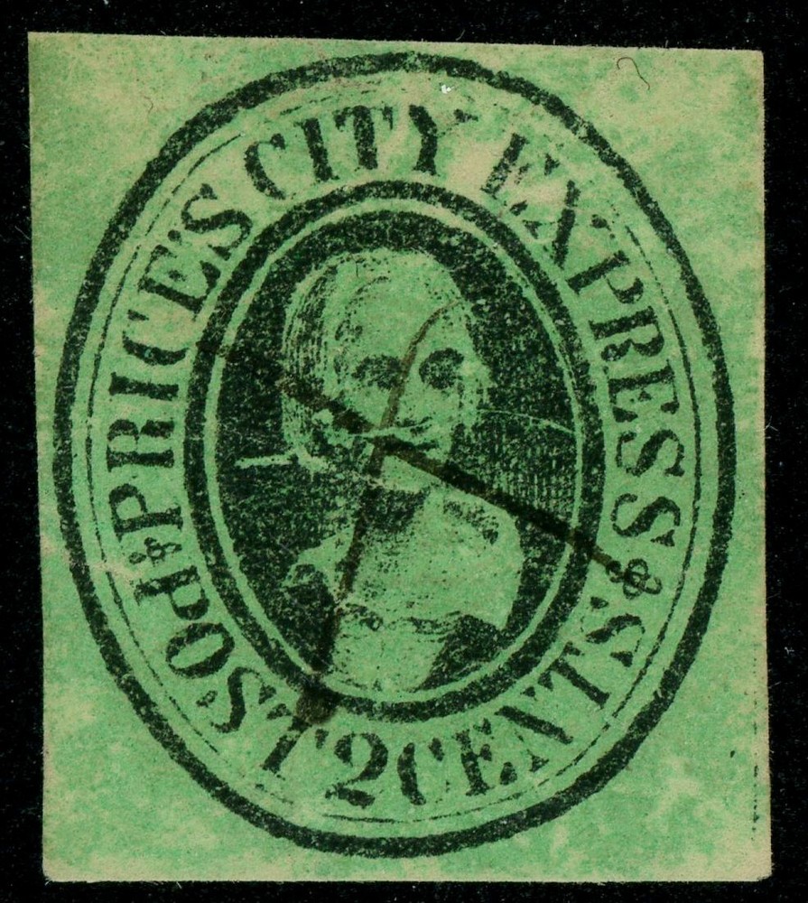 US Local Post STAMP SCOTT #119L2 PRICE’S CITY LETTER EXPRESS POST