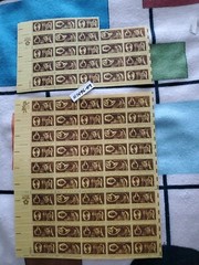 SCOTT 1456-59: 73 Total 50 sheet +23 Extra «COLONIAL AMERICAN CRAFTSMEN» 8c MNH