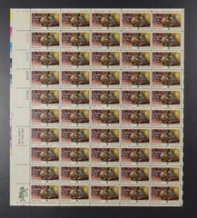 US SCOTT 1560 PANE OF 50 SALEM POOR GALLANT SOLDIER STAMPS 10 CENT FACE MNH