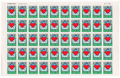 US 1992 SC 2618 29c Love Letter – Sheet of 50 MNH