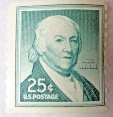 US Postage Stamps Frank Lloyd Wright, Washington, Andrew Jackson, Paul Revere