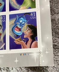 Mickey Dumbo Aladdin The Art of Disney Magic Group Of 20 41 cents stamp sheet