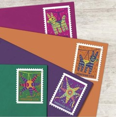 Pinatas! USPS First-Class Mail Forever Postage Stamps – Booklet of 20