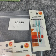 Boye Children’s Sewing Needles for 5 Mesh Canvas Large Eye (10) packs (2/pk)