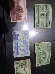 Three Cent Stamps mixed