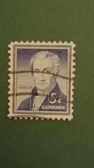 US Postage Stamp James Monroe 5 Cent SC #1038