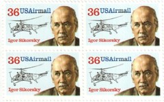 United States 36¢ Igor Sikorsky Helicopter Postage Stamps #C119 Mint Pack of 100