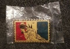 USPS Vintage Statue of Liberty 18¢ Cent Airmail Stamp Lapel Pin P2 SEALED