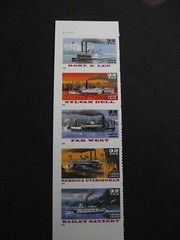 United States 1996 19th-century Paddle Steamers. MNH strip.