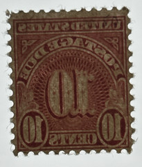 USA – 1931 – Postage Due – Numeral Stamp – 10¢ J84 PERF 11×10 1/2 B133