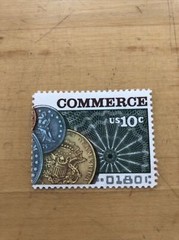US SCOTT 1577 – 1578 BANKING & COMMERCE STAMP 10 CENT FACE MNH