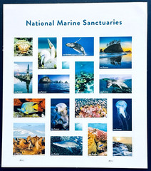SoCo Stamps Sc #5713-NATIONAL MARINE SANCTUARIES Full Pane 2022 MNH