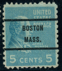 USA – 1938 – Presidential Issue – James Monroe – 5¢ – #3176
