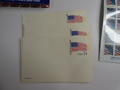 USPS First Class Flag Stamps Set of 40 New with 15 VTG Notecards