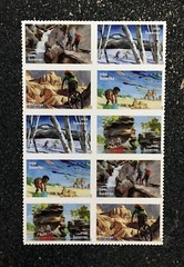 2020USA #5475-5479 Forever – Enjoy the Great Outdoors – Block of 10 postage