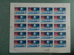 US SC# 3862 PANE OF 20 NATIONAL WORLD WAR II MEMORIAL MNH (LOT F)