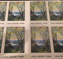 8 Tiffany Stamps For Holiday, Wedding And Valentine Mail