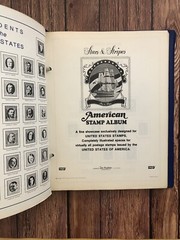 American Stamp Album. Stars And Stripes.