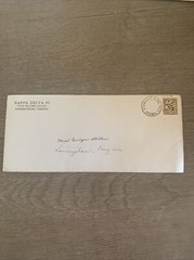 VINTAGE RARE! Harding US 1 1/2 Cent Stamp! With 1936 Letter Included!
