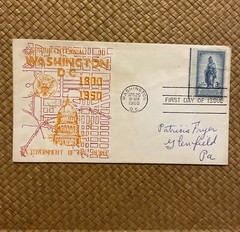 1950 Statue of Freedom 3 Cent U.S. Stamp Washington DC sesquicentennial Cover