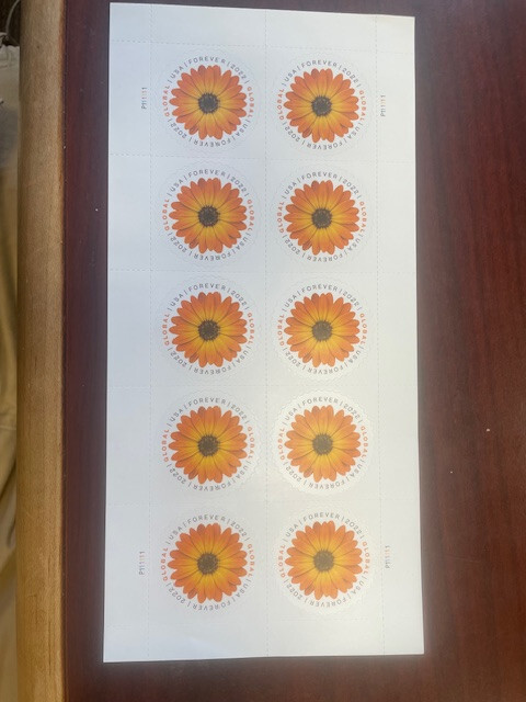 20 Forever Global stamps, uncancelled, original **11% off retail prices**