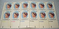 Lot of 198 ea. Various 13 Cent Unused Postage Stamps, Total Face Value of $25.74